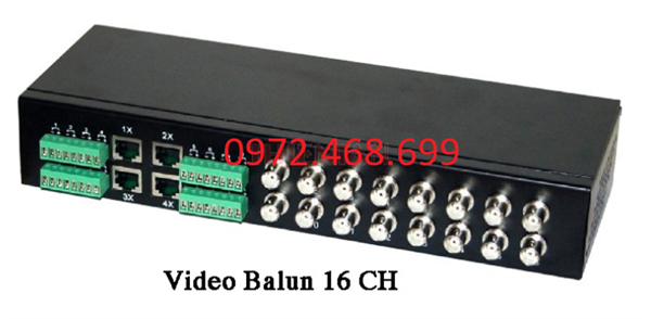 Video Balun 16 kênh BNC- BL16