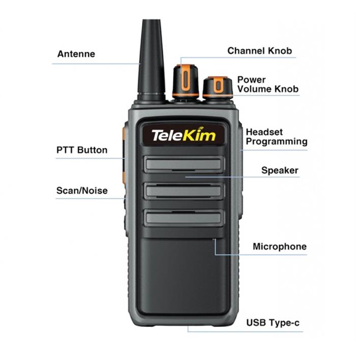 BỘ ĐÀM TELEKIM K5S, CÓ ĐỦ CO,CQ